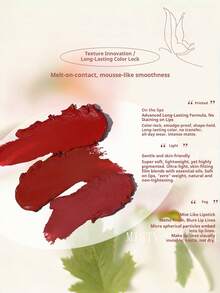 NOVO 防水、防汗、持久哑光唇膏，高显色度秋冬季迷人红棕色唇彩，适合日常、新年、圣诞节妆容、节日礼物、派对、新手、学生使用。 - N37#先鋒紅 - 查看 11