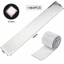 3PCS Mini Mosaic Tiles Self-Adhesive Square Mirror Glass Wall Sticker Decors DIY UK - Silver - View 8