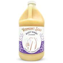VERMONT SOAP Natural Body Wash With Shea Butter, Mild Gel Body Wash For Moisturizing And Soothing Skin, Fragrance Free Body Wash For Women &Amp; Men (Lavender, 64oz) - ColorA - 查看 1