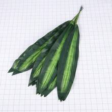 QY- 40Piezas Artificiales Brasileñas Simuladas para Decoración de Hogar y Oficina Follaje Tropical Verde para Arreglos DIY Galería -2195 - Verde - Ver 5