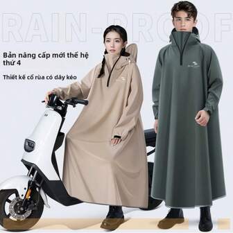 Poncho de lluvia eléctrico para motocicleta, con Body completo y reforzado, impermeable, a prueba de viento, transpirable, de material de tela Oxford, adecuado para montar, senderismo, camping, pesca, aislamiento, Galentines, mascotas, carnaval