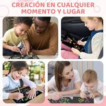 Scratch Art Paquete de 48 Scratch Multicolor Paper Cuadernos de Arte Para Rascar con 48 lápices Recuerdos de Fiesta de Arte para Arañazos para niños - Multicolor - Ver 7