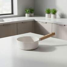 Inde Ecook Collection Of Frying Pans, Wok, Roasting Pan, Casseroles And Saucepan (16 Cm To 30 Cm) Free Ceramic Non-Stick, Aluminum, Suitable For Induction - 16.5CM LADLE - View 6