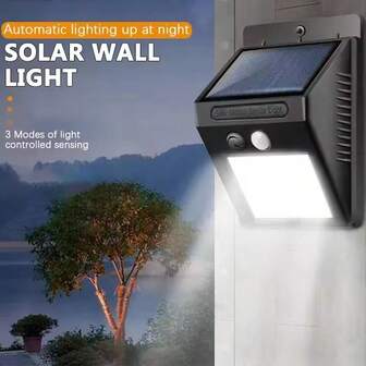 Outdoor Solar Light, 20 LEDs, 3 Light Modes, Solar Flood Light With Motion Sensor, Solar Wall Light For Patio, Garden, Fence, Garage