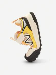 Balabala Zapatillas de estabilidad para niños 2026 Zapatos para caminar al aire libre con malla transpirable - tono amarillo - Ver 6