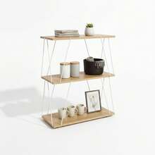 3 Levels Beech White 60x30x71.2 cm