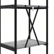 Étagère vidaXL Gris Sonoma 40 x 30 x 109 cm Matériau à base de bois - Gris - Voir 9