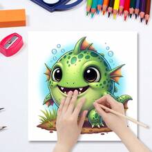 GDTME GUTE UNIGORN: A 24-Page Single-Sided Animal-Themed Coloring Book, With Simple And Easy-To-Color Designs Featuring Adorable Animal Patterns, Suitable For Adults And Teenagers. Great Gift For Mother's Day, Easter, Father's Day, Back-To-School, And Stationery Supplies. 2026 Coloring Book, Size 7.9 Inches X 7.9 Inches. - Cute Unicorn - View 7