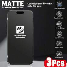 ZYONS 3片装超清磨砂钢化玻璃屏幕保护膜，兼容手机壳，全屏防指纹、防水、防刮、防眩光，适用于 17 Pro Max、17 Air、16E、16 Pro Max、16 Pro、16 Plus、16、15 Pro Max、14 Pro Max、13 Mini、12、11、XS Max、XR、8、8 Plus、7系列，屏幕保护必备，适用于日常、办公、家庭使用，防震防摔，防刮耐磨。 - 3件 - 查看 9