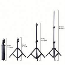 Đèn LED vuông 10 inch kèm chân đế ba chân điều chỉnh được 43,3 inch/63 inch - Cấp nguồn USB, 3 nhiệt độ màu, cấu trúc kim loại, thích hợp cho studio, chụp ảnh, phát trực tiếp, hội nghị video, trang điểm và làm vlog. Thích hợp cho chụp ảnh, quay video, phát trực tiếp, họp Zoom, làm vlog, kèm chân đế. Đèn selfie, đèn điện thoại. - Nhiều màu - Xem 8