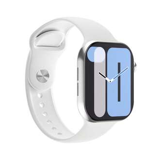 PANDA RELOJ INTELIGENTE 11X, compatible con llamadas Bluetooth, recordatorio de mensajes, acceso NFC, guía deportiva, resistente al agua 3ATM para nadar, pantalla grande HD de 2.08" con IA, compatible con iOS/Android