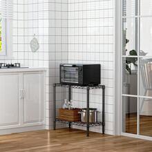 M MZG 1250 Lbs Storage Rack Metal Wire Shelving Unit,  5 Tier Black Heavy Duty Storage Standing Shelf Organizer For Laundry Bathroom Kitchen Pantry Closet Garage Basement Office-13.8" D X 29.5" W X 59.5" H - 黑色 - 查看 12