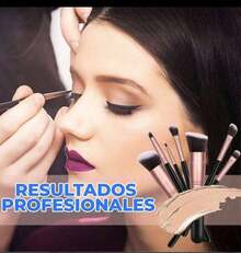 Set de 24 Brochas para Maquillaje para Sombras Polvos - Multicolor - Ver 6