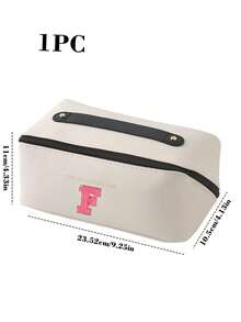 Large Capacity Double Layer Waterproof PU Leather Cosmetic Bag, Multi-Functional Travel Organizer Bag, Makeup Bag, Toiletry Bag, Suitable For Travel, Cruise, Home - Multicolor - View 20