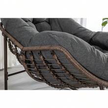 Outdoor Rattan Rocking Chair, Reclining Chair With Padded Cushion For Front Porch, Living Room, Patio, Garden.
White M4QV - Grey + Steel + Dresser Set + Cotton - View 8
