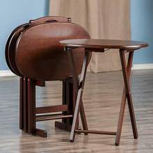 R-Winsome Wood 40524 Mesa Natan 5-Pc  Table Set Cappino - como en la foto - Ver 2