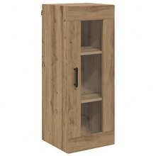 vidaXL Wandschrank Artisan-Platte 34,5 x 34 x 90 cm - Braun - Übersicht 3