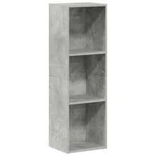 Libreria/mobile TV vidaXL Grigio Cemento 36x30x114 cm Materiale a base di legno - Grigio - Visualizzare 3