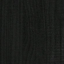 vidaXL Bücherregal/Raumteiler Schwarz 100x30x103 cm Kiefer Massivholz - Schwarz - Übersicht 7