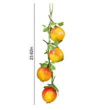 Fruits artificiels en plastique, 5 régimes de bananes, fruits réalistes à suspendre, 20 brochettes de bananes artificielles, décor champêtre, décoration murale, décoration de fête, accessoires de modélisme - Grenade multicolore - Voir 5