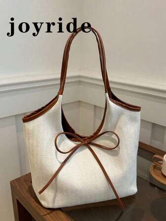 휴대용 여성용 보우 참 토트 백, 대학, 비즈니스, 직장, 통근, 고등학교에 적합, 사무실, 초등학교, 중학교, 고등학교, 직장, 경기장, 스포츠에 적합, 대용량 숄더백, Cu