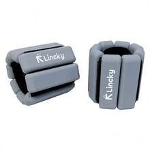 Lincky Strength Training Wrist & Ankle Weights - 灰色 - 查看 1
