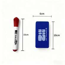 set 3 marcador pizarron+ borrador ZIN-0030 - Multicolor - Ver 4