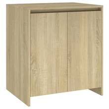 Aparador vidaXL Sonoma Oak 70x41x75 cm Material à base de madeira - Bege - Ver 4