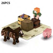 225pcs Magnetic Building Blocks STEM Toys, Includes Magnetic Figures And Animals, DIY Educational Construction Set, Creative Learning Toy, Suitable For Boys And Girls, Multi-Color Plastic Bricks Set, Perfect Gift For Children - Multicolor - View 23