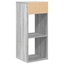 Bibliothèque vidaXL Gris Sonoma 34x31x80 cm Matériau à base de bois - Gris - Voir 6