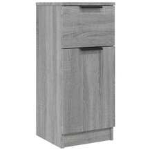 Credenza vidaXL Grigio Sonoma 30x30x70 cm Materiale a base di legno - Grigio - Visualizzare 4