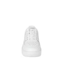 Tenis Pirma Joven Niña Niño Unisex Simipiel Blanco Deportivos Running Casual Ligeros Transpirables Antiderrapantes Zapatos Niña para Caminar Escuela Diario Comodos Moda Urbana Primavera Verano 5002-1 - Blanco - Ver 5