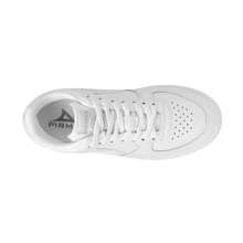 Tenis Pirma Joven Niña Niño Unisex Simipiel Blanco Deportivos Running Casual Ligeros Transpirables Antiderrapantes Zapatos Niña para Caminar Escuela Diario Comodos Moda Urbana Primavera Verano 5002-1 - Blanco - Ver 4
