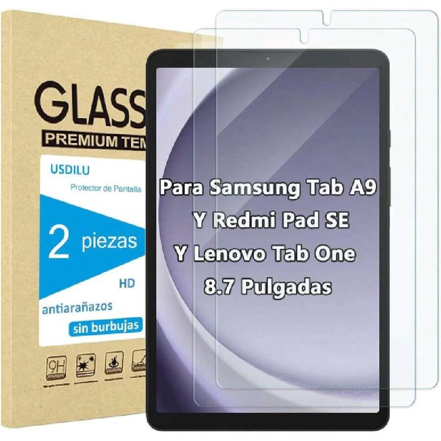 Screen Protector For Samsung Tab A9 / Redmi Pad SE / Tab One 8.7 Inch Tempered Glass Screen Protector, 35879028 - Grey - View 1