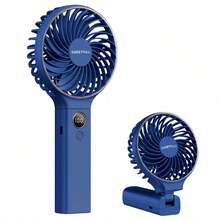 Sweetfull Handheld Electric Fan, 6-Speed Adjustable, LED Display, Portable Mini Travel Fan With Power Bank, USB Foldable Fan For Women, Essential For Spring & Summer, Bridesmaid Gift, Room, Bedroom Decor, Beach, Travel, Men & Women, Vacation, Summer, Holiday,Outdoor,Garden,Travel Essentials,Portable Essentials,Beach Essentials,Graduation Season,Commencement,Graduation Ceremony,Graduation Gift,Graduation Present,Graduation Gift,Graduation Present,Congrats Grad,Congratulations Graduate,Valedictorian,Finish School,Graduation Party,Outdoor Essentials,Travel Portable,Hiking Essentials,Camping Essentials,Portable Tools,Summer Essentails,Summer Portable - 彩色 - 查看 11