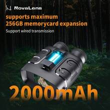 2.5K Binocular Night-Visions Device 10X Binocular Day Night Use Photo Video Taking Digital Zoom For Hunting Boating, Battery Powered (Included 2000mAh);Thansgiving Christmas Gift - R18 Green - View 8
