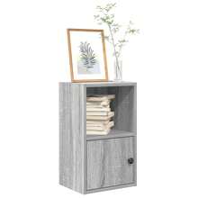 Libreria vidaXL grigia Sonoma 31x24x52 cm Materiale a base di legno - Grigio - Visualizzare 1