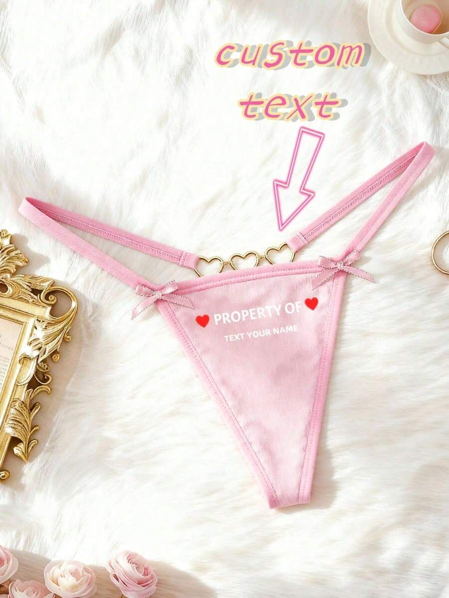 Conjunto de bragas negras cómodas personalizadas con letras para mujer, personalización de cara, personalización de patrón, bragas con patrón de cara personalizado, regalo de vacaciones - Multicolor - Ver 1