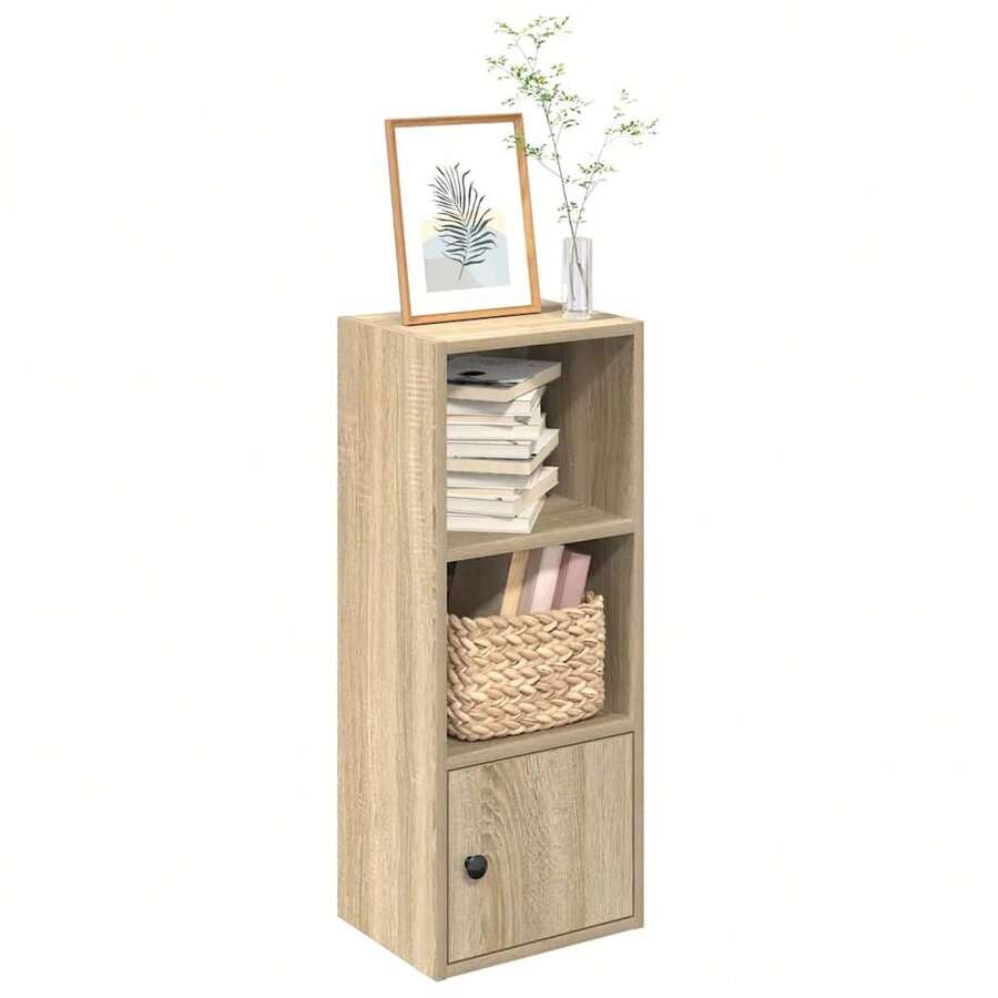 Estantería vidaXL Sonoma Oak 31x24x77 cm Material a base de madera - Marrón - Ver 1