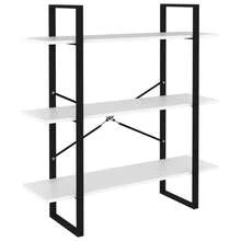 Libreria vidaXL bianca 100x30x105 cm Materiale a base di legno - Bianco - Visualizzare 3