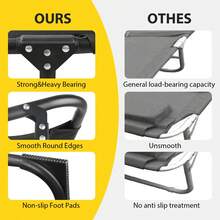 Folding Camping Cot With Pillow Mattress For Adults Up To 300lbs - Heavy Duty Foldable Bed With Removable Cot Mattress And 3 Recline Positions For Travel, Camp, Beach Or Guest Bed Outdoors - With-Mattress - 查看 7