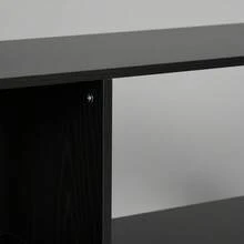 Ecommerc3 MOBLEKIT | 模組化木質立方體置物架，多種隔間和櫃門可選，適用於臥室、廚房或走廊的書櫃和儲物家具 - 免費送貨 ✅ 24/48 小時送達西班牙大陸 - Negro - 4 Comp | 85*30*59厘米 - 查看 5