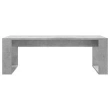 Tavolino da caffè vidaXL grigio cemento 102x50x35 cm in composito di legno - Grigio - Visualizzare 5