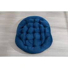 Silla mecedora de ratán para exteriores, silla reclinable con cojín acolchado para exteriores, para porche delantero, sala de estar, patio, jardín. 
 Blanco M4QV - Azul marino + acero + conjunto de tocador + algodón - Ver 7