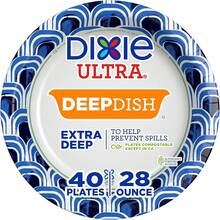 Toallas de papel de cocina Dixie Ultra Platos de papel para cena, 10 1/16, unidades - Multicolor - Ver 1