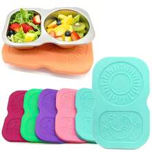 Stainless Steel Snack Container With Lid, Salad Dressing Container, 5.3 Ounces (Approximately 150.3 Grams) 2-Grid Small Flavor Container, With Leak Proof Silicone Lid, Perfect Size Reusable Sauce Cup Snack Box For As A Gift Giving Option For Ramadan/Valentine's Day - Multicolor - View 7