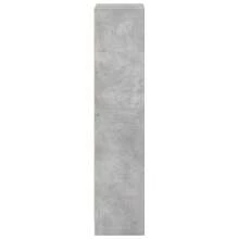 Bibliothèque vidaXL Gris Béton 40x24x109 cm Matériau à base de bois - Gris - Voir 5
