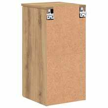 Meuble de salle de bain mural vidaXL en chêne artisanal 30 x 31,5 x 61 cm - Tabac - Voir 8