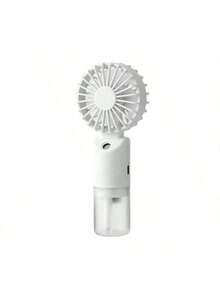 Mini Handheld Mist Fan, Portable Electric Fan, 2-Speed Adjustable, 500mAh Battery, Desktop Fan For Summer, Humidifying & Cooling, Suitable For Indoor/Outdoor Camping, Rechargeable Fan For Students - Multicolor - View 8