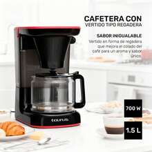 Cafetera con vertido tipo regadera Velvet Coffee 12 tazas filtro lavable - Tipo de Enchufe A USA (110-127V) - Ver 2